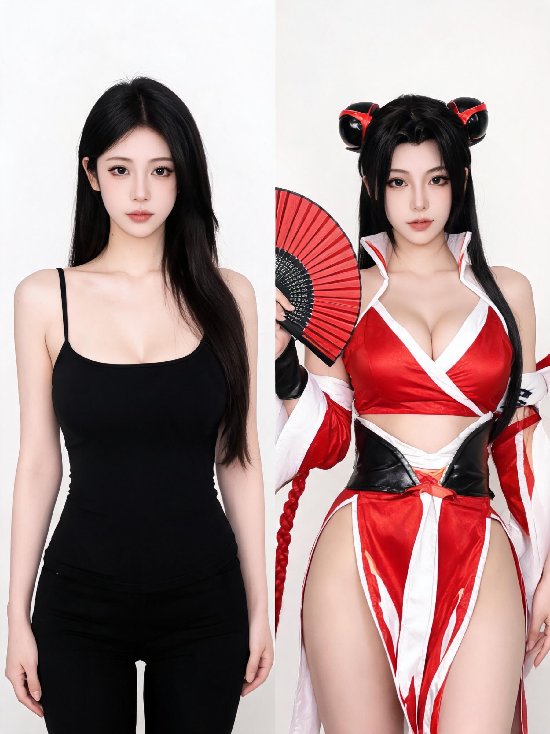 Anime Cosplay Transition