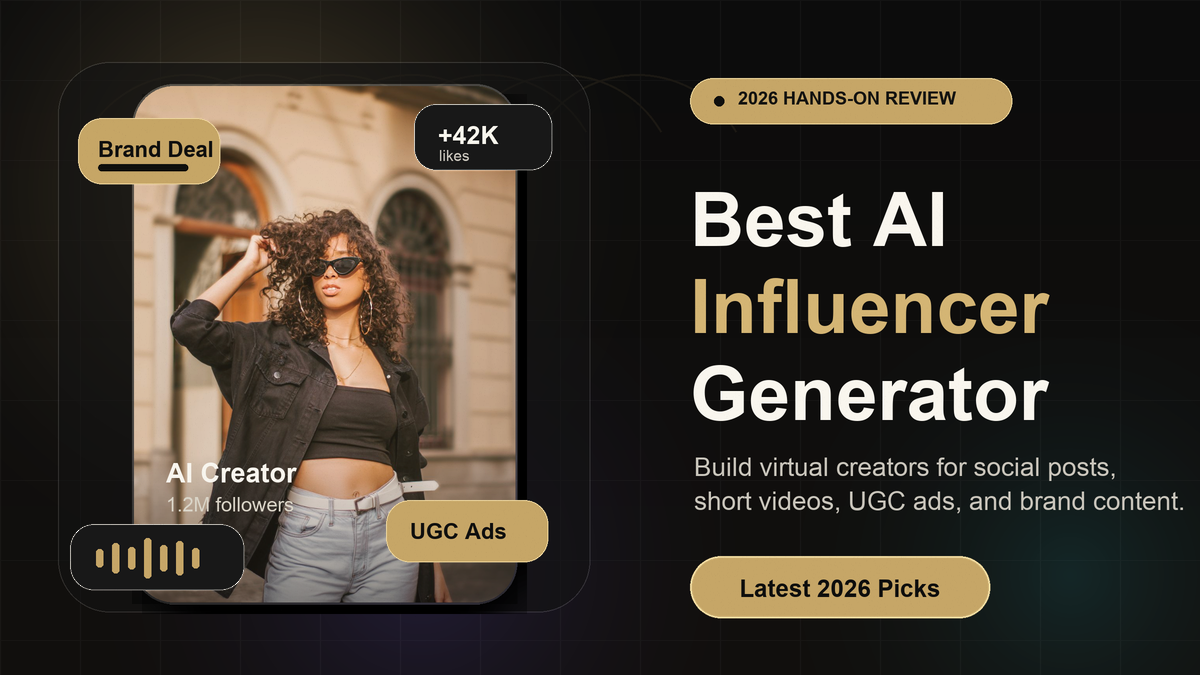 7 Best AI Influencer Generator: 2026 Hands-On Review