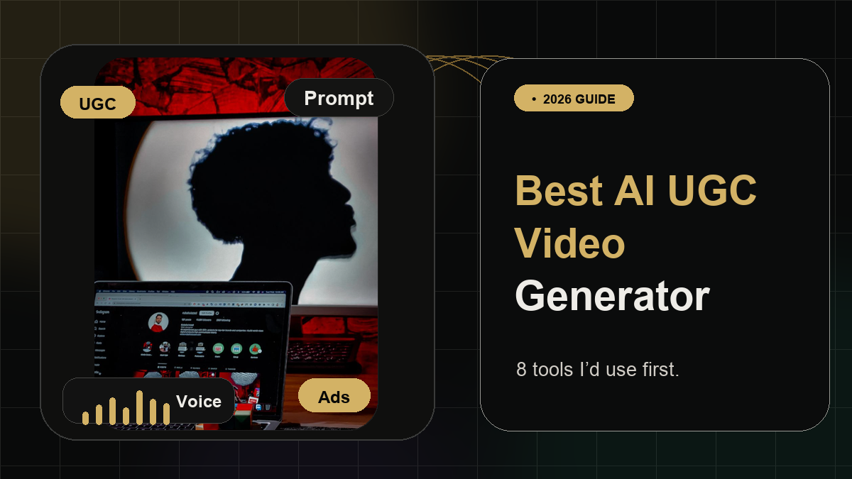 Best AI UGC Video Generator: 8 Tools I’d Use First (2026)
